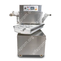 Полуавтоматический запайщик лотков ротационного типа (4 лотка,187*137*80) HVT-450R (нерж.)