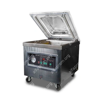 Настольный вакуумный упаковщик DZQ-400/2T (нерж., газ)