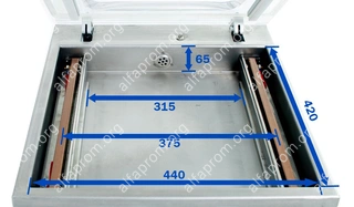 Вакуумный упаковщик DZ-400/2H Foodatlas Eco