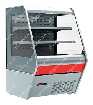 Горка холодильная Carboma F 13-07 VM 1,0-2 (1260/700 ВХСп-1,0) (стеклопакет) Горка холодильная Carboma F 13-07 VM 1,0-2 (1260/700 ВХСп-1,0) (стеклопакет)