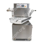 Полуавтоматический запайщик лотков ротационного типа HVT-450R (нерж.СКИН) (4 лотка,210*148*80)