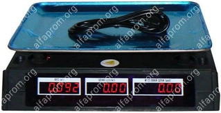 Торговые весы Foodatlas 40кг/2гр ВТ-40Т