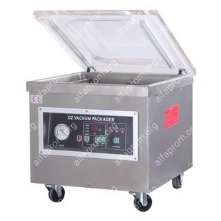 Настольный вакуумный упаковщик DZQ-400/2T (нерж., обрезка)